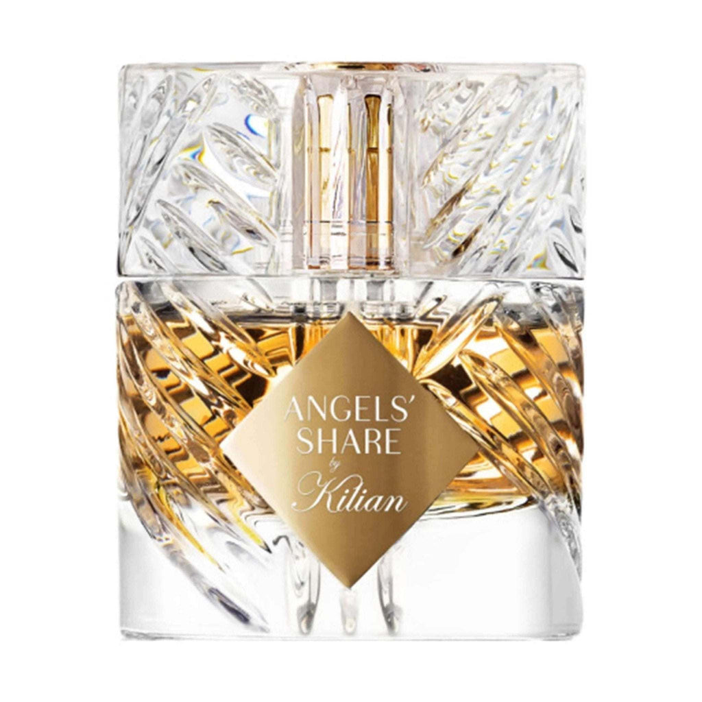 Angels' Share by Kilian unisex amber vanilla fragrance decant bottle with intricate crystal design