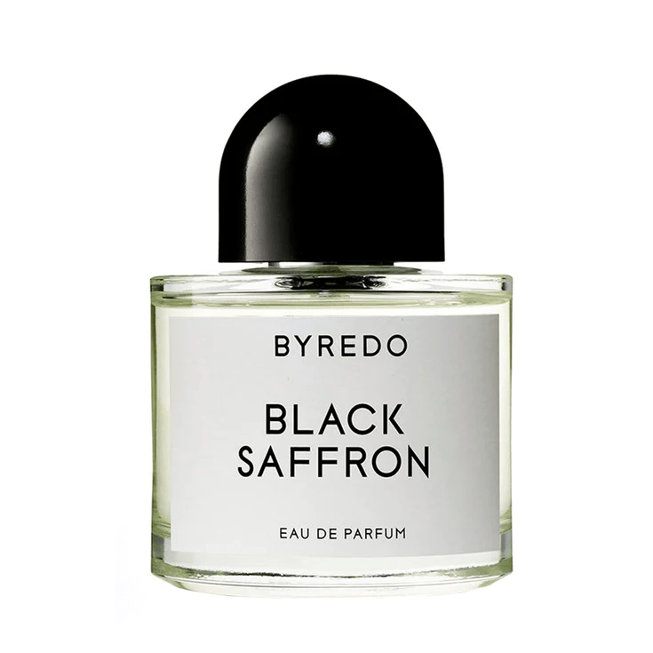 Black Saffron byredo unisex decant fragrance with amber spicy notes and saffron accents
