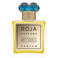 Britannia Roja Dove unisex fragrance sample decant bottle with blue gem cap and golden label parfums
