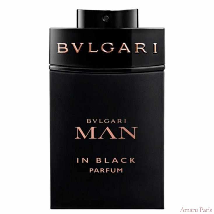 Bvlgari Man In Black men's fragrance sample decant with oriental floral notes and black bottle design