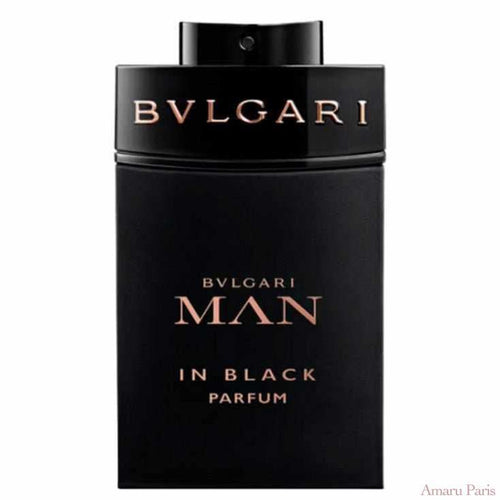 Bvlgari Man In Black men's fragrance sample decant with oriental floral notes and black bottle design