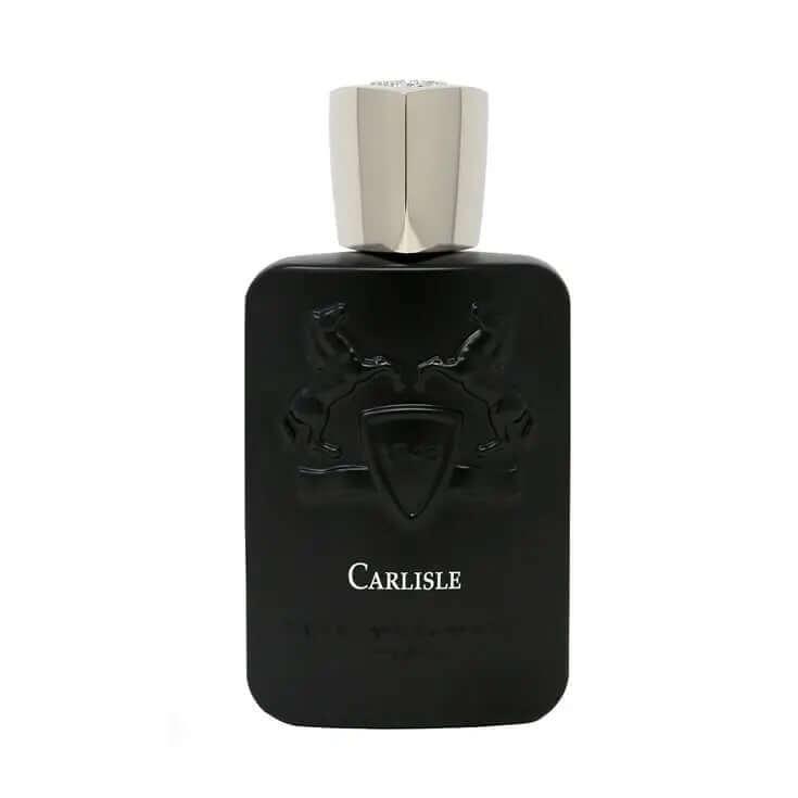 Carlisle Parfums de Marly unisex fragrance bottle with silver cap and embossed logo