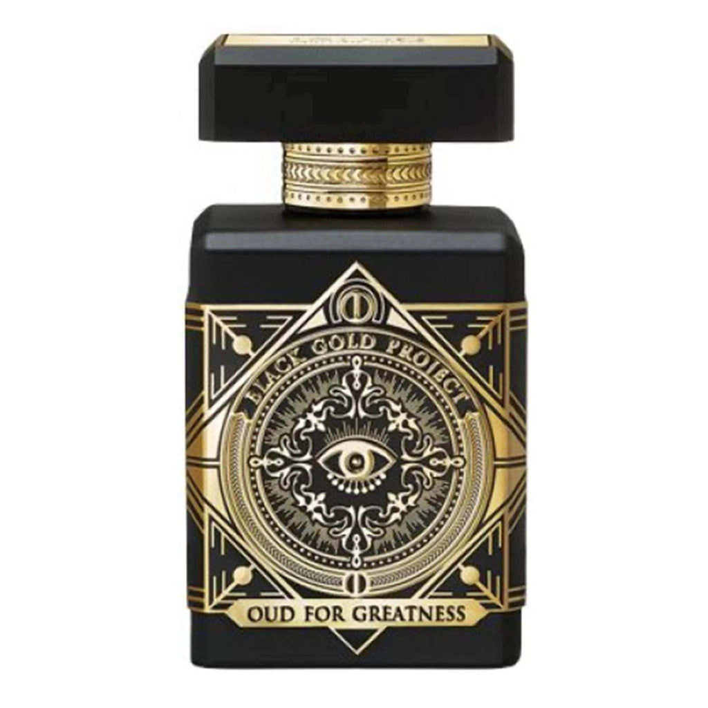Initio Parfums Prives Oud for Greatness unisex fragrance bottle with black and gold design