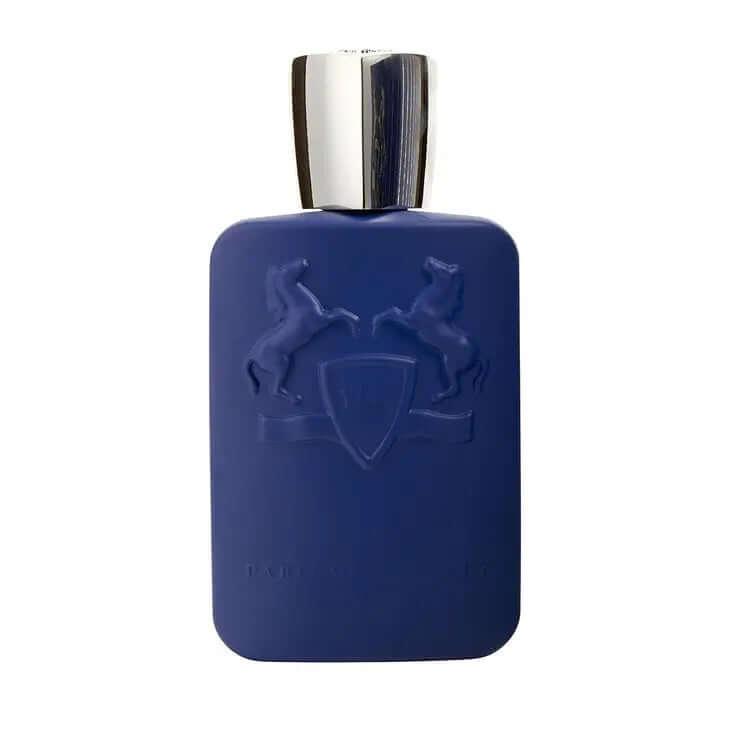 Percival by Parfums de Marly unisex citrus aromatic decant fragrance sample in blue bottle with silver cap
