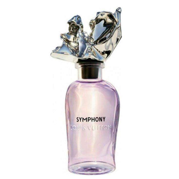 Symphony Louis Vuitton unisex citrus fragrance decant bottle with artistic silver cap