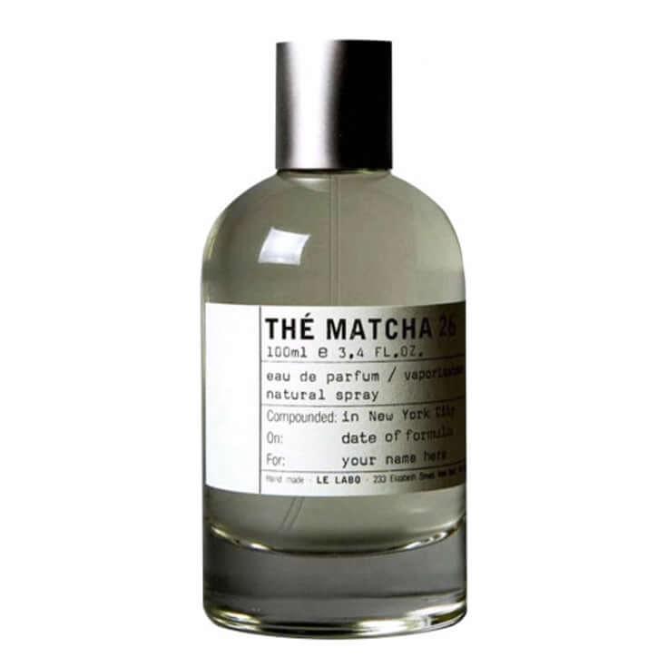 Le Labo Matcha 26 unisex fragrance bottle with natural spray and minimalist label design